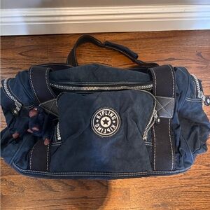 Kipling Navy Blue Travel Bag